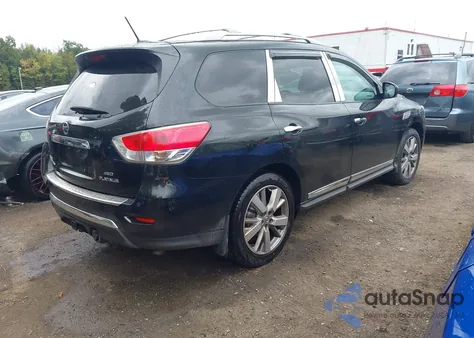 2016 Nissan Pathfinder Platinum из США, поврежденный, VIN 5N1AR2MMXGC645097